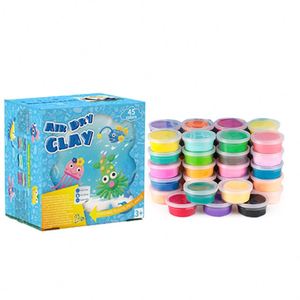 Kit de Arcilla Superligera para Manualidades, 45 Colores, Arcilla de Secado al Aire con Accesorios y Herramientas, Excelente Regalo para Arte y Manualidades - Product Image 1