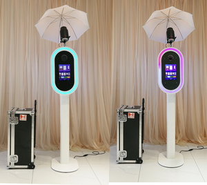Photomaton ovale léger <span class=keywords><strong>en</strong></span> aluminium de 14 kg, très populaire, avec trous de fixation pour flash réservés et ventilateur de refroidissement intégré au bas - Product Image 4