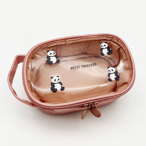 Portable Lunch <b>Bag</b> Oxford PVC Travel Pouch 10 Inches Waterproof Cosmetic <b>Bag</b> Full Page Printing <b>Makeup</b> <b>Bag</b> For Daily Use - Product Image 1