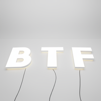 Panneaux LED double face pour affichage extérieur de magasin, avec tableau électronique pour café et lettres rétroéclairées