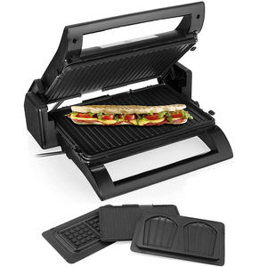 Aifa 180 degrés ouvert 2200W vente chaude de haute qualité <span class=keywords><strong>pas</strong></span> <span class=keywords><strong>cher</strong></span> portable intérieur steak plaque chauffante électrique <span class=keywords><strong>Panini</strong></span> Mini <span class=keywords><strong>Grill</strong></span> - Product Image 4