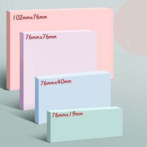 Blocchetti Adesivi Quadrati Colori Morandi in Diverse Misure, Forte Adesività, per Segnalazioni Chiave, Blocco <span class=keywords><strong>Note</strong></span> per Ufficio e Scuola - Product Image 4