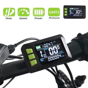 Ciclocomputador GPS para Patinete Eléctrico Fatbike, Accesorios para Patinete Eléctrico <span class=keywords><strong>Cycplus</strong></span>, Pantalla LCD, Velocímetro para Bicicleta - Product Image 1