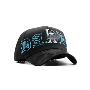 100%オリジナル刺繍ロゴ入り野球帽、調節可能な帽子、サテン裏地付き「Fuerza Regida」 - Product Image 6