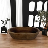 Bol à bougie en bois, récipient pour bougie d'aromathérapie