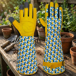 Gants en nitrile tricotés anti-épines pour enfants, résistants aux perforations, imperméables, antidérapants, équipement de protection pour le jardinage - Product Image 4