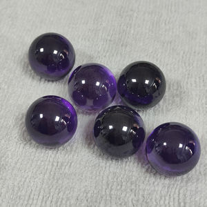 Perles de zircone cubique synthétique, cabochons ronds de 20 mm, sans trou, pierres polies pour la fabrication de bijoux - Product Image 4