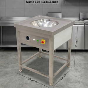 ตะกร้าทอดสแตนเลสแบบยกได้ ขนาด 16 x 16 นิ้ว สำหรับใช้ในครัวเชิงพาณิชย์ - Product Image 6