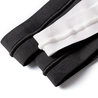 Ceinture élastique blanche à cordon pour pantalon Ceinture élastique avec cordon de serrage élastique