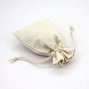 Printable Logo Silk Screen Cotton Linen Drawstring <b>Jewelry</b> Small Gift Storage <b>Packaging</b> Bag Shenzhen - Product Image 3