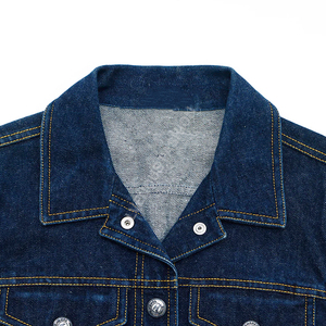 Veste en jean OEM pour femmes Vêtements décontractés d'automne Veste en jean boutonnée Veste en jean pour femmes - Product Image 2