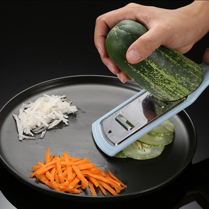 Râpe à légumes en acier inoxydable 4 pièces pour la préparation des aliments en cuisine - Product Image 4
