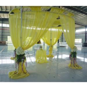 Aluminum adjustable drapes and curtains luxury backdrop <b>stand</b> for events wedding decoration - Product Image 6