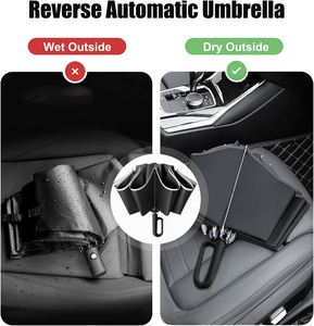 Factory Price Cheap High Quality 23Inch 10Ribs Automatic Ring Buckle Strong <b>Windproof</b> Travel 3 Folding Custom <b>Umbrella</b> - Product Image 3