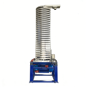 Convoyeur vertical à vibrations à double refroidissement à spirale à haute efficacité, pour le refroidissement et le nettoyage des granulés en lot, industrie, nouveau restaurant - Product Image 4