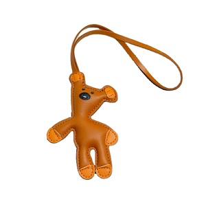 Ciondolo per <span class=keywords><strong>Borsa</strong></span> di Lusso in Pelle PU a Forma di Orso 2026, Accessorio Portachiavi Popolare e Durevole, Simpatico Orso Cartone Animato, Mini Ciondoli per <span class=keywords><strong>Borsa</strong></span> <span class=keywords><strong>Birkin</strong></span> di Design - Product Image 1