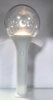 Bâton lumineux LED sphérique portable OEM ODM avec logo personnalisé, baguette lumineuse pour festivals, bars, concerts, accessoires de cheering