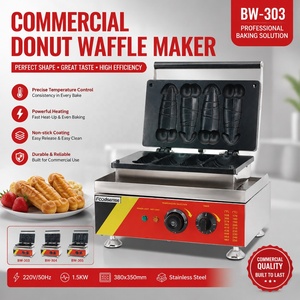 Gaufrier <span class=keywords><strong>Électrique</strong></span> Commercial Mini Pénis, Machine à Crêpes à Grille Carrée à Vendre - Product Image 2