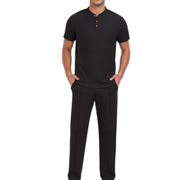 Conjunto Deportivo de Verano para Hombre, 100% Algodón, de Alta Calidad, Ligero, Transpirable, Estilo Urbano Personalizado