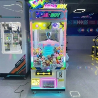 Machine de jeu de pêche à la grue de luxe à monnayeur avec accepteur de billets et fonction de préhension de cadeaux en anglais et en espagnol