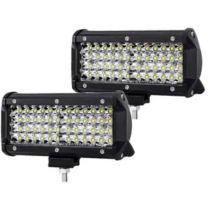 144W LED Work Light Strobe Car Light Bar Flashing Auto Fog Light For 4WD SUV ATV UTV