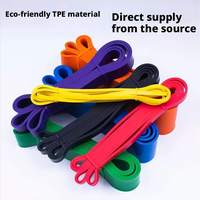 Ensemble de bandes de résistance TPE avec logo personnalisé, pour la maison, la salle de sport, usage intensif, assistance aux tractions, bandes élastiques d'entraînement, entraînement de force, OEM