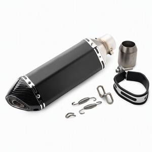 Silenciador <span class=keywords><strong>de</strong></span> <span class=keywords><strong>Escape</strong></span> <span class=keywords><strong>de</strong></span> Acero Inoxidable <span class=keywords><strong>para</strong></span> Motocicleta, Sistema Completo <span class=keywords><strong>de</strong></span> 300 mm <span class=keywords><strong>para</strong></span> Scooter y Motocross, <span class=keywords><strong>Tubo</strong></span> <span class=keywords><strong>de</strong></span> <span class=keywords><strong>Escape</strong></span> Exterior <span class=keywords><strong>de</strong></span> 51 mm - Product Image 2