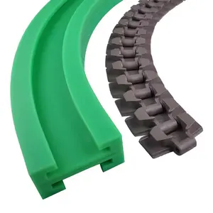 882TAB series UHMW-PE Corner Track for Conveyor System for Table Top Chain