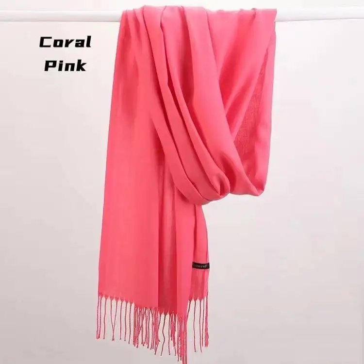 Của phụ nữ giá rẻ nhất rắn Cashmere khăn Pashmina nguyên len phụ nữ khăn khăn choàng và kết thúc tốt đẹp khăn choàng