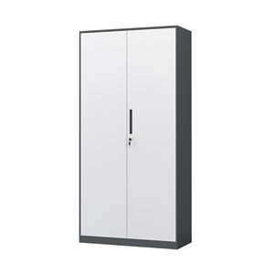 <span class=keywords><strong>Armoire</strong></span> métallique robuste à deux portes verrouillable, <span class=keywords><strong>armoire</strong></span> de rangement durable et résistante pour la maison, le bureau, l'école - Product Image 2