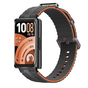 Bracelets de montre en résine flexible bicolore exceptionnels, personnalisables, étanches et respirants pour <span class=keywords><strong>Huawei</strong></span> 11 Pro Smart <span class=keywords><strong>Band</strong></span> - Product Image 1