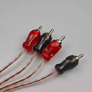 Câble audio 2RCA mâle-mâle avec gaine en PVC, durable, adapté aux voitures, ordinateurs, projecteurs et moniteurs. Haute qualité - Product Image 2