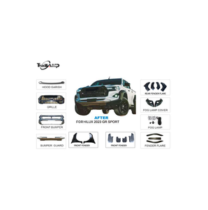 Kits de carrosserie facelift à bon <span class=keywords><strong>prix</strong></span> pour fortuner 2020 high legender mise à niveau vers <span class=keywords><strong>hilux</strong></span> <span class=keywords><strong>2023</strong></span> <span class=keywords><strong>gr</strong></span> <span class=keywords><strong>sport</strong></span> - Product Image 1