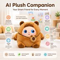 Mainan Boneka Elektrik AI ChatGPT Laris untuk Anak Usia 2-4 Tahun, Interaktif, Pereda Stres, Pelatih Memori dengan Aplikasi