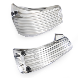 Couvercle latéral de batterie Faring Covers Chrome pour Harley Softail <span class=keywords><strong>M8</strong></span> Breakout Fat Boy FXDR <span class=keywords><strong>Street</strong></span> Fat <span class=keywords><strong>BOB</strong></span> Slim FLSL 18-21 - Product Image 3