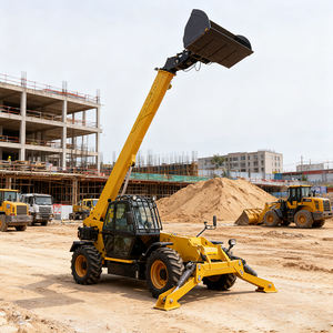 Grúa telescópica <span class=keywords><strong>mini</strong></span> para terrenos difíciles de rápida movilidad, grúa diésel china con brazo telescópico, manipulador telescópico, montacargas - Product Image 1