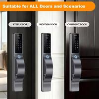 Wi-Fi Smart Lock 3D Gezichtsherkenning Digitaal Deurslot Aluminium Legering Automatisch Elektronisch Vingerafdruk Biometrisch