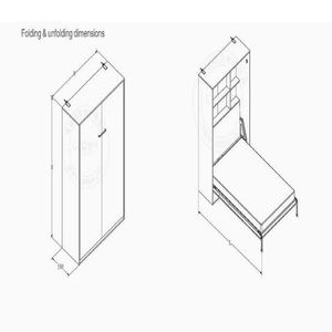 <span class=keywords><strong>Cama</strong></span> eléctrica inteligente de metal de hierro, <span class=keywords><strong>armario</strong></span> de <span class=keywords><strong>cama</strong></span> de pared con ahorro de espacio, venta al por mayor - Product Image 3