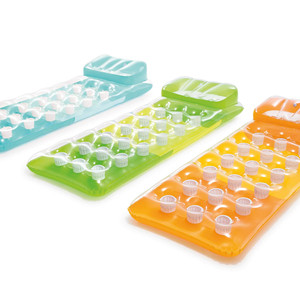 Balsa flotante <span class=keywords><strong>Intex</strong></span> 58890 con almohada, equipo de juego de agua de plástico multifuncional para sentarse y nadar en la piscina - Product Image 1