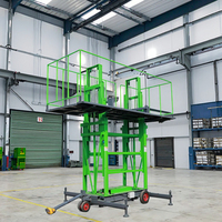 Ascenseur à ciseaux industriel de grande hauteur levage de marchandises électriques ascenseur de fret vertical nouvel entrepôt hydraulique Rail de guidage cargaison