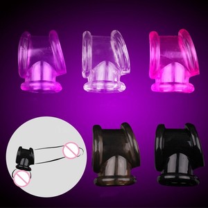 Groothandelsprijs Triple <span class=keywords><strong>Cock</strong></span> <span class=keywords><strong>Ring</strong></span> Seksspeeltjes Voor Delay Ejaculatie Dual Tpe Materiaal Siliconen Vertragingsringen - Product Image 2