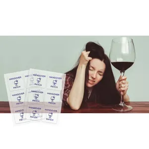 the highest-selling hangover patch has no side effects and is a health patch, directly by factory PU blue skin color