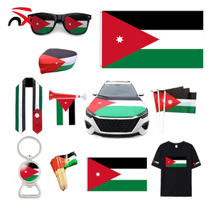 Vente en gros de produits personnalisés avec logo et drapeau Jordanien : Bannière, Lunettes de soleil, Collier, Porte-clés, Bracelet, T-shirt, Casquette, Chapeau, <span class=keywords><strong>Sac</strong></span> pour supporters de football - Product Image 1