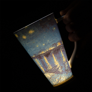 Tazza da Caffè di Alta Qualità con Dipinto di <span class=keywords><strong>Van</strong></span> <span class=keywords><strong>Gogh</strong></span>, Formato Grande 570 ml, Produzione Originale, Idea Regalo - Product Image 5