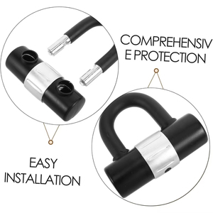 Cadenas <span class=keywords><strong>en</strong></span> <span class=keywords><strong>U</strong></span> pour Vélo Électrique, Étanche, <span class=keywords><strong>Antivol</strong></span>, Anti-Cisaillement Hydraulique, pour VTT, Classe C - Product Image 2