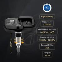 Sensor de Presión de Neumáticos 42607-33021 para Toyota Corolla, Lexus, Scion, Pontiac, 315 MHz TPMS para PMV-107J 42607-33011 42607-06011