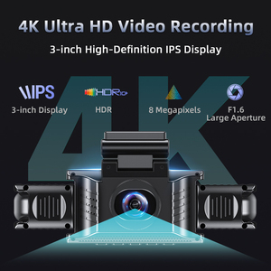 Caméra embarquée Wi-Fi 5G <span class=keywords><strong>de</strong></span> haute qualité avec enregistrement en boucle <span class=keywords><strong>pour</strong></span> <span class=keywords><strong>voiture</strong></span>, 360 degrés, 4 canaux, caméra avant 4K et caméra arrière 1080P, boîte noire <span class=keywords><strong>de</strong></span> <span class=keywords><strong>voiture</strong></span> X15-ultra - Product Image 4