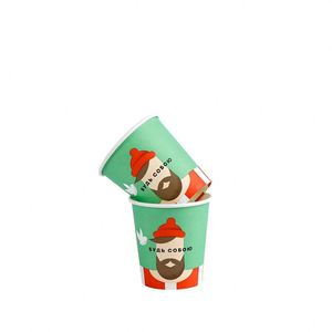 <b>Small</b> 4oz Disposable Factory High Quality Custom Single Wall Ice Cream Dessert Use for Takeaway Hot Drink 2.5 Oz Paper Cup - Product Image 5