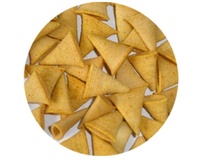 Offre Spéciale Farine De Blé Fried Snack Food Triangle bâtonnets de salade Chips Bugles Snacks Machines à fabriquer des aliments