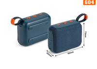 Altavoz Inalámbrico Portátil G04, Altavoz Inalámbrico Pequeño para Viajes al Aire Libre